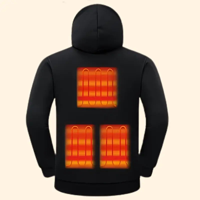 Heated Zip-Up Hoodie
