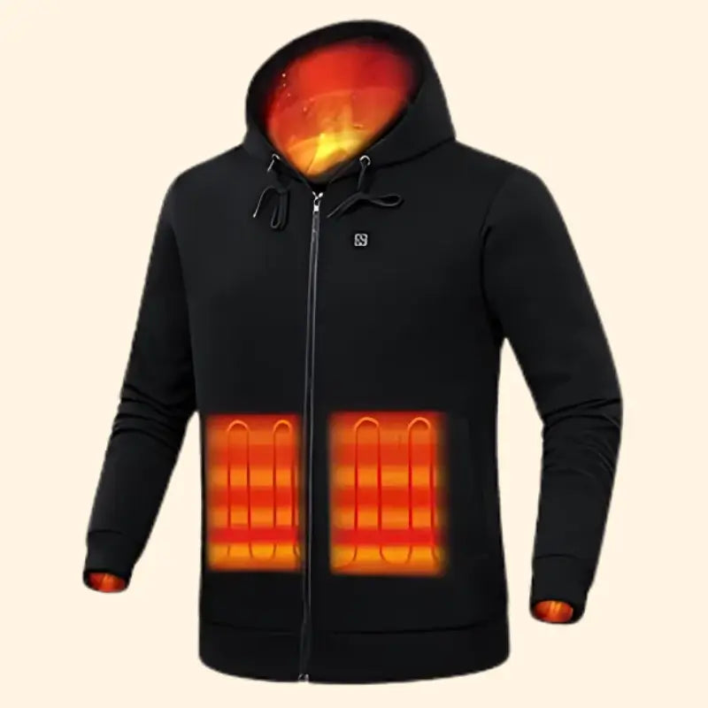 Heated Zip-Up Hoodie