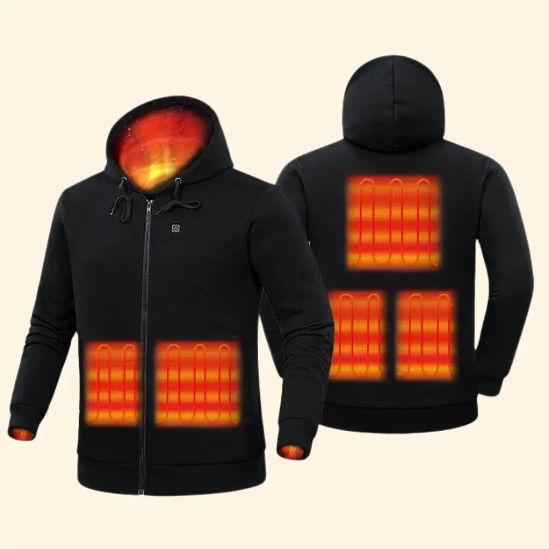 Heated Zip-Up Hoodie