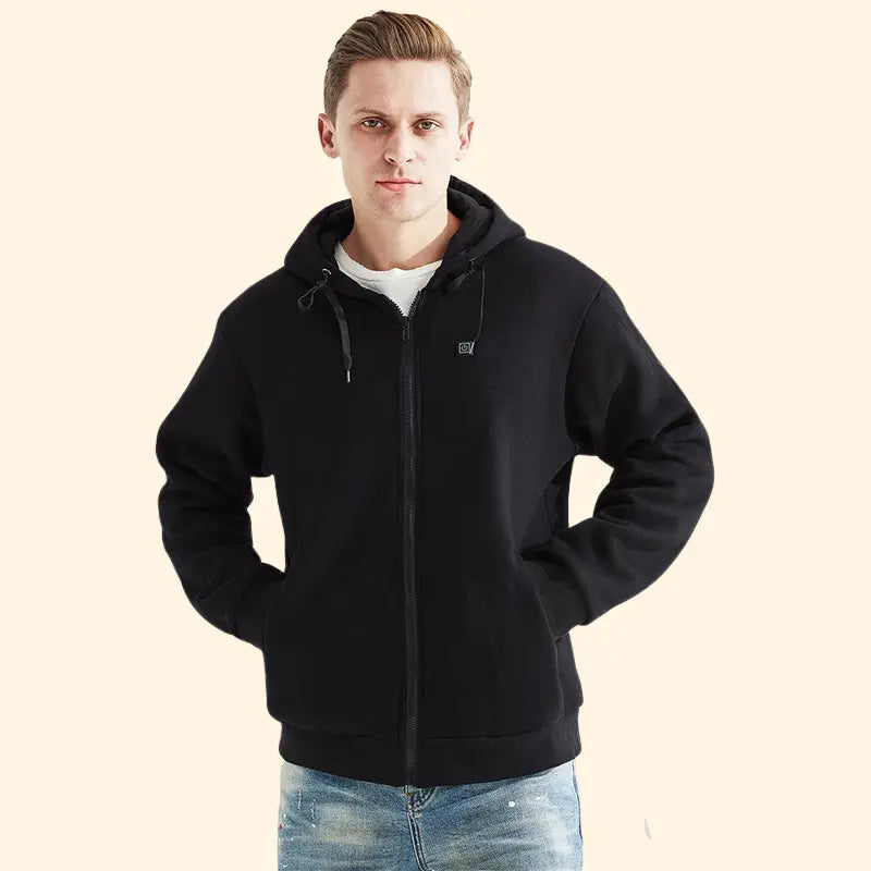 Heated Zip-Up Hoodie
