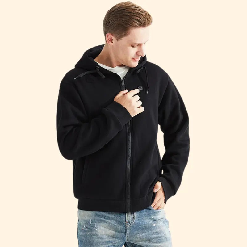 Heated Zip-Up Hoodie
