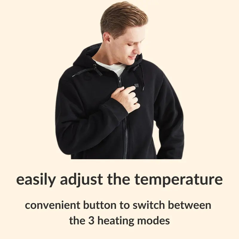 Heated Zip-Up Hoodie