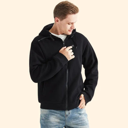 Heated Zip-Up Hoodie