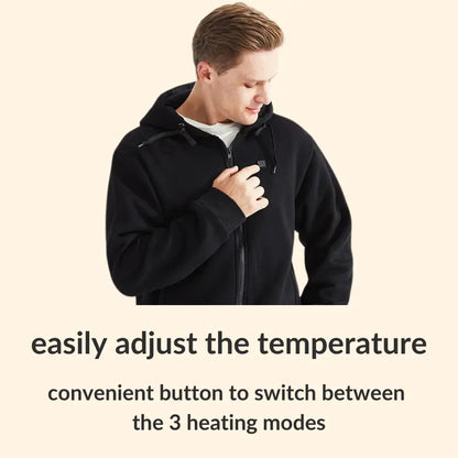 Heated Zip-Up Hoodie